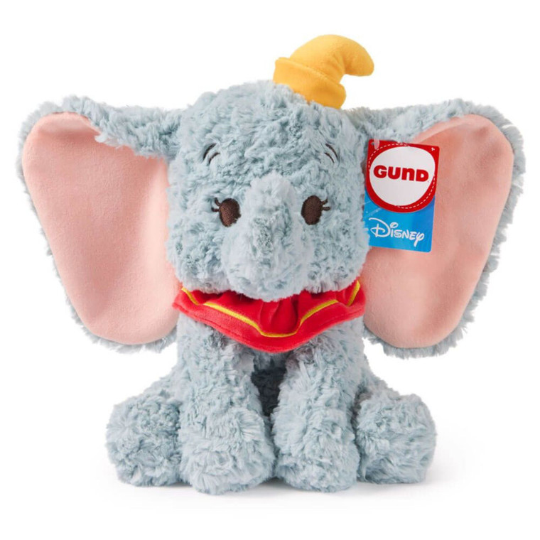 Disney x GUND Cozys Dumbo front view blue ears ultra-soft plush
