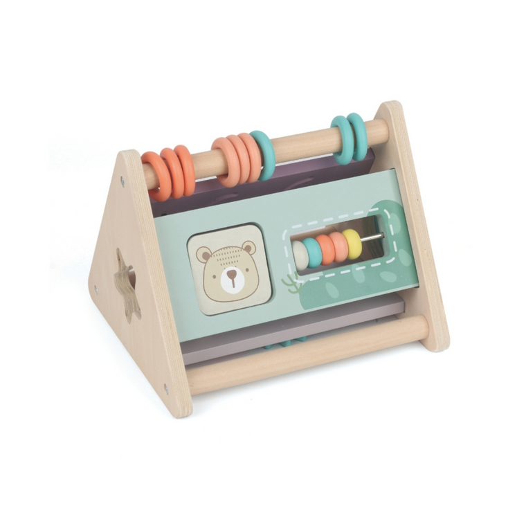 Bubble Wooden Pastel Activity Triangle