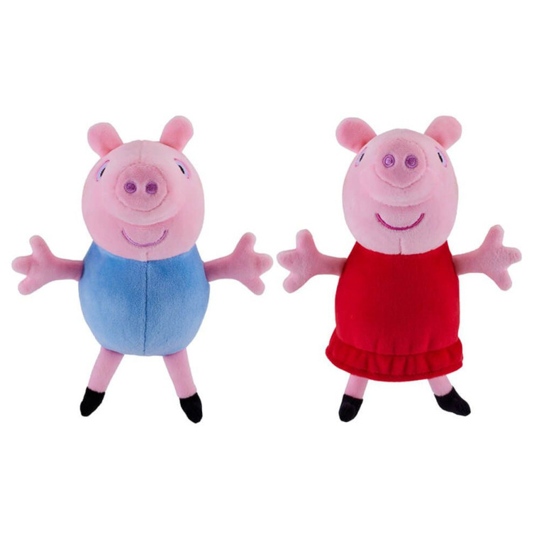 Peppa Pig Collectable Soft Toys - Peppa or George (Assorted) Detail | Peekaboo Baby