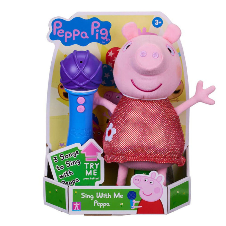 Peppa Pig Sing With Me Peppa Plush Toy | Peekaboo Baby