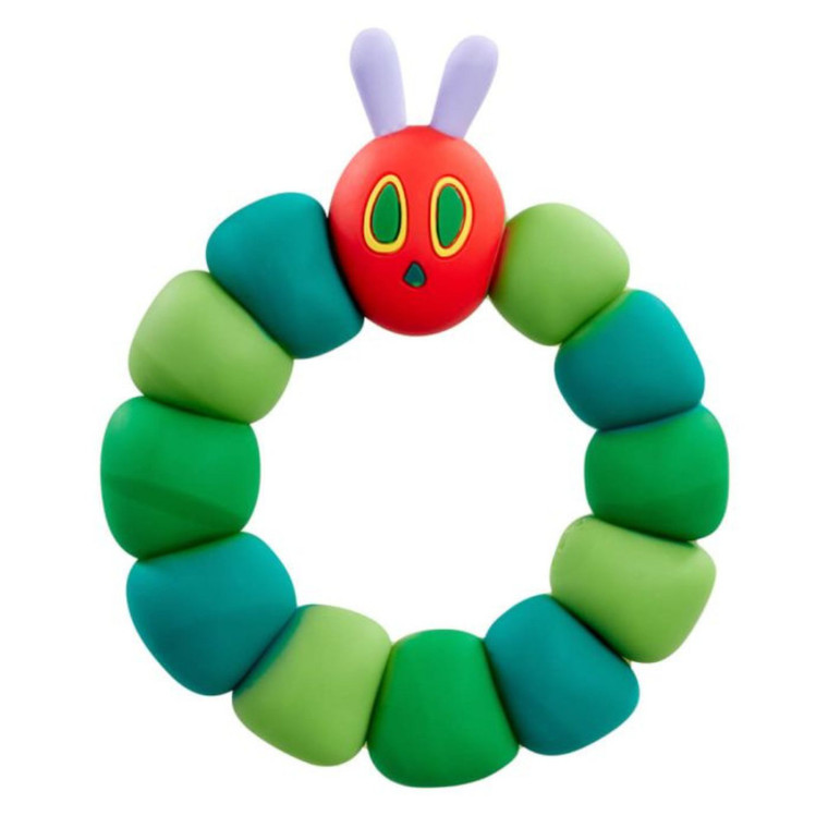The Very Hungry Caterpillar Round Silicone Teether | Peekaboo Baby