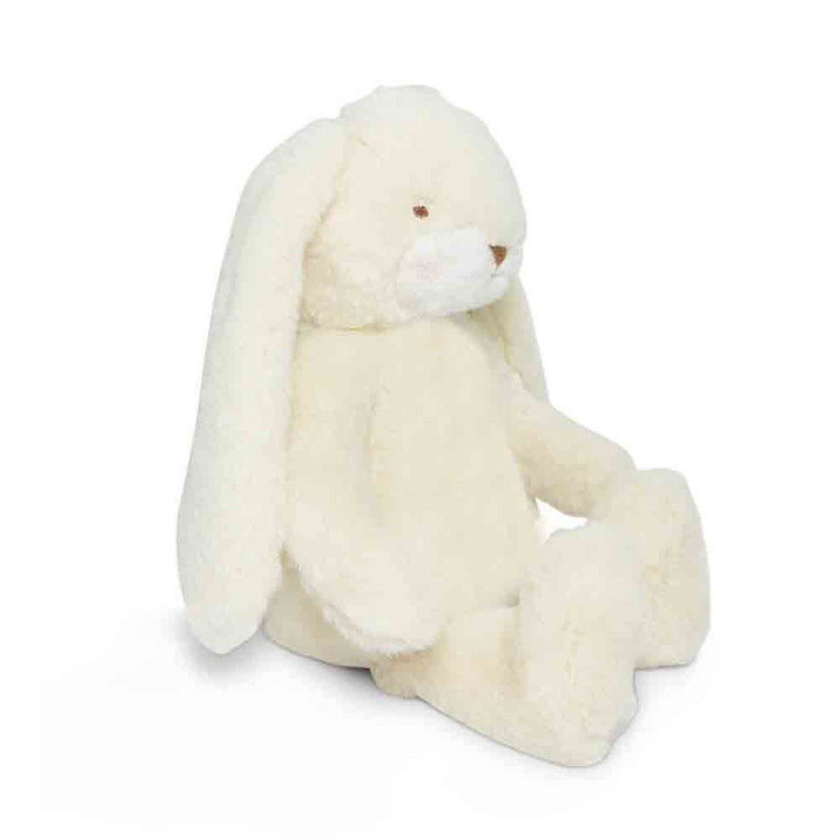 Bunnies by the Bay Little Floppy Nibble Bunny Soft Toy Cream 30cm angled side view