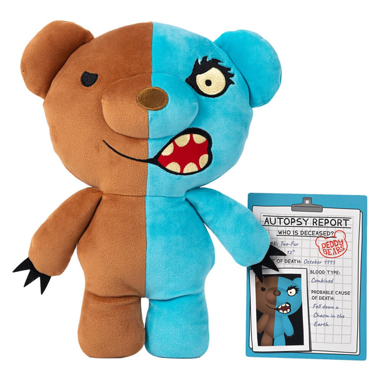 Deddy Bears Series 2 Two-Fur Plush Toy 30cm in Bag - angle view