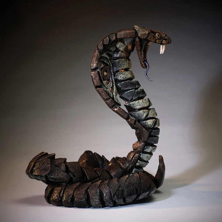 Edge Sculpture Cobra Snake Figurine side view
