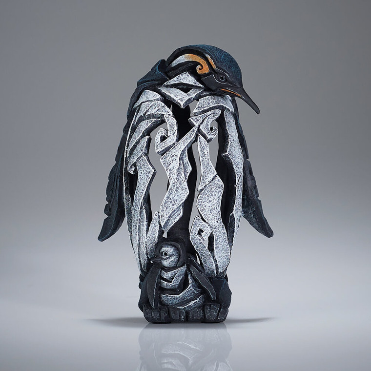 Edge Sculpture Miniature Penguin Figurine in retail packaging box
