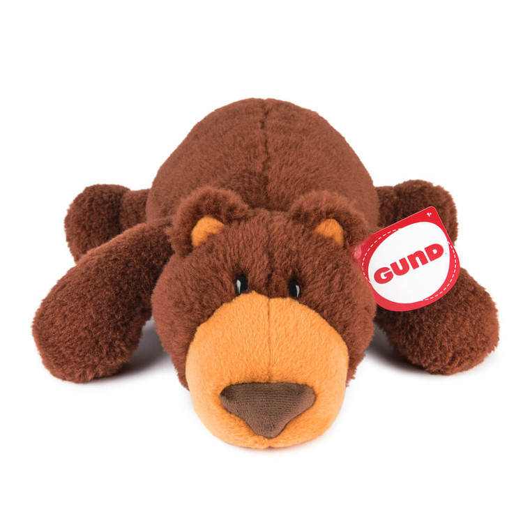 GUND Tush Lying Teddy Bear Plush - 35cm - main view | Peekaboobaby