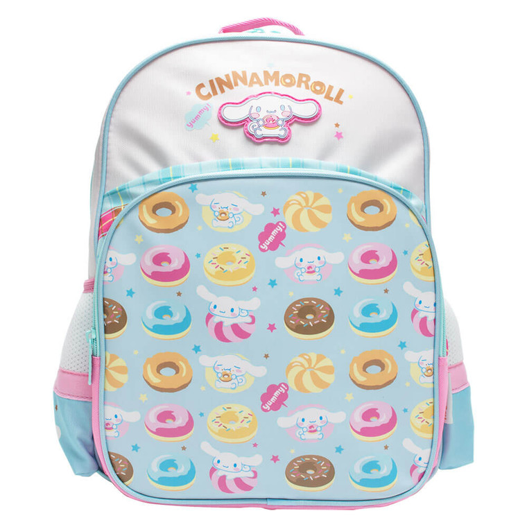 Cinnamoroll Donut Design School Backpack - main view | Peekaboobaby