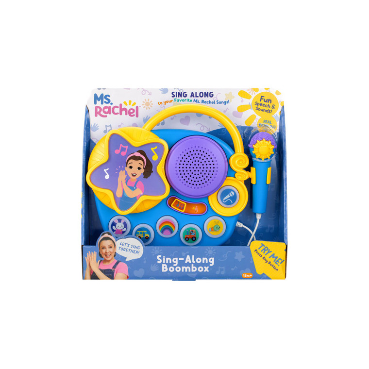 Ms. Rachel Sing-Along Boombox with Wired Microphone