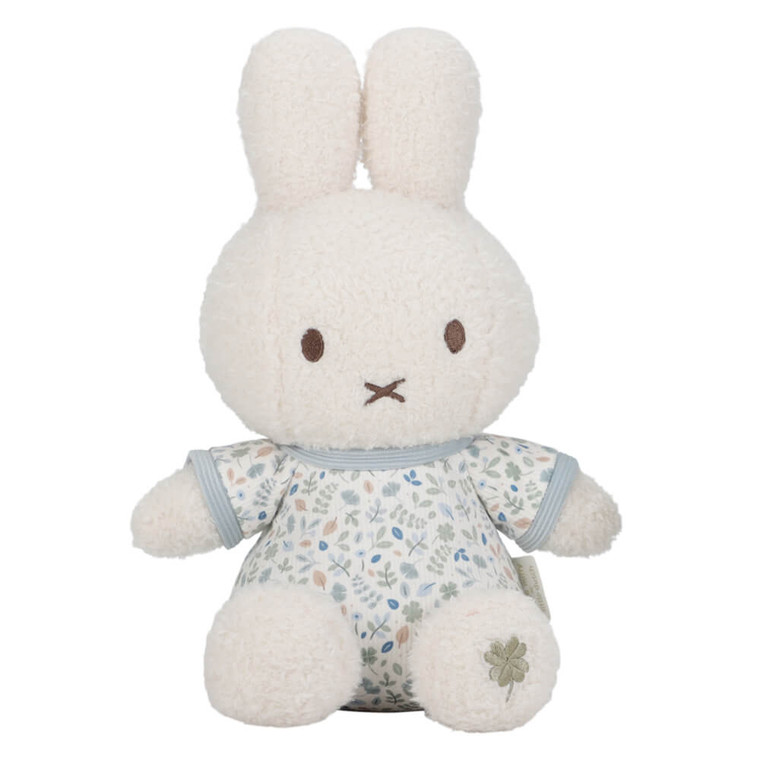 Miffy Lucky Leaves Dress Medium Plush Toy - 30cm - main view | Peekaboobaby