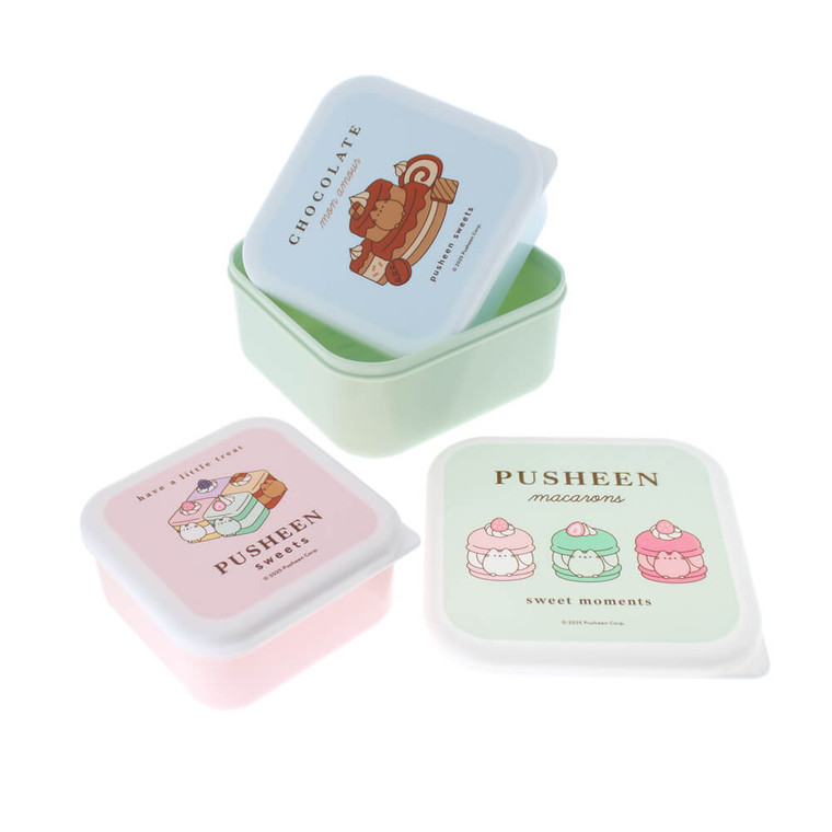 Pusheen Sweets Nested Storage Pots - Set of 3 - main view | Peekaboobaby