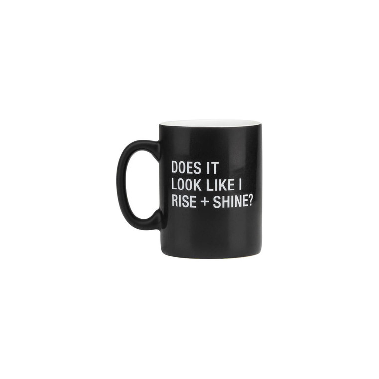 Say What? 'Rise & Shine' Small Stoneware Mug - 400ml