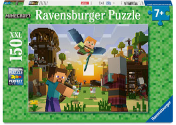 Ravensburger - Minecraft Construction and Adventure 150 Pieces - box front