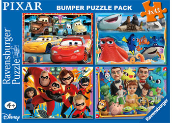 Ravensburger - Disney Pixar Bumper Pack Puzzle 4x42 Pieces - product image