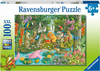 Ravensburger - Rainforest River Band Puzzle 100 Pieces - box front