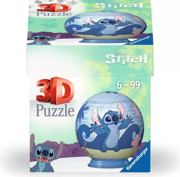 Ravensburger Disney Stitch 3D Puzzle Ball - 54 Piece