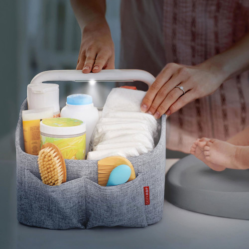 skip hop light up nappy caddy
