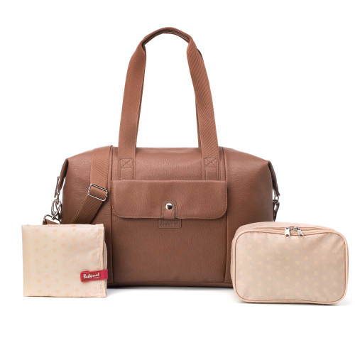 vegan leather baby bag