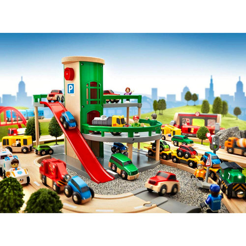 brio garage train