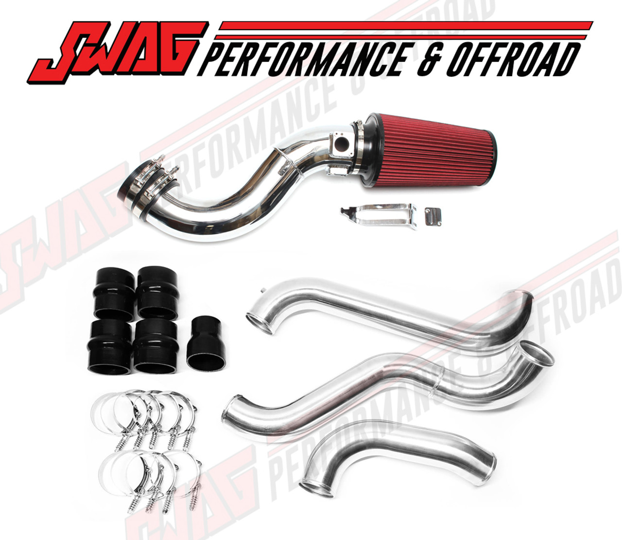 1112 GM 6.6 6.6L LML Duramax Diesel 4" Cold Air Intake & Intercooler