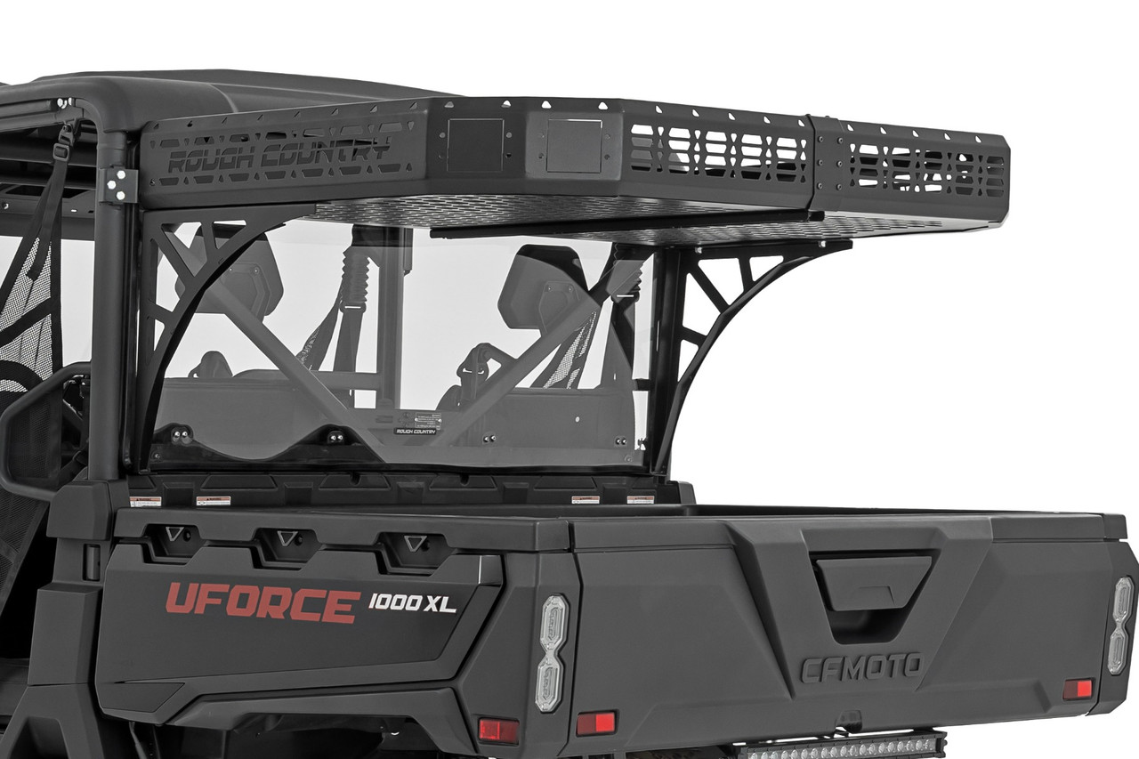 Argust Dual Rack Rough Country - Cargo Rack - Dual 2 in. Black LED Pairs - Flush Mount ...