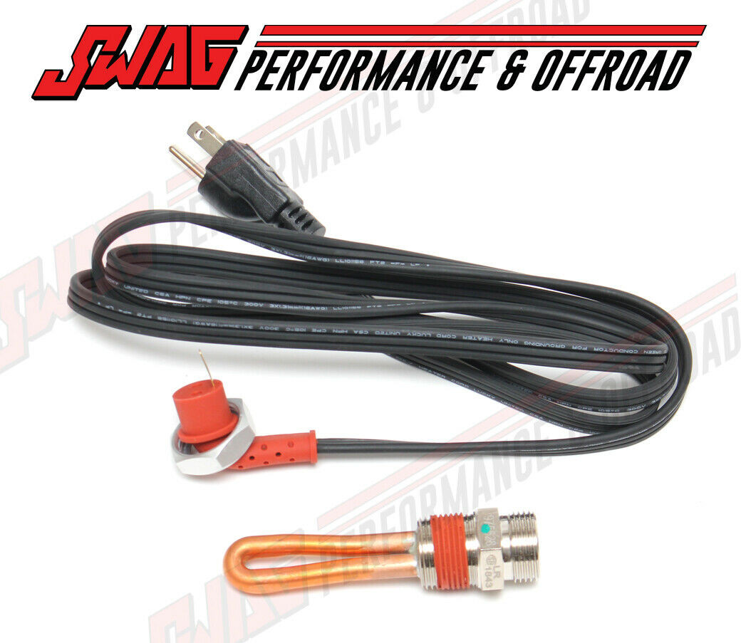 Swag Heater Block Cable With OEM Cummins Element For 98.5-20 Dodge