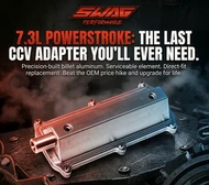 OEM F4TZ-6A665-A vs SWF-6A665A | Ford 7.3L Powerstroke CCV Upgrade Comparison