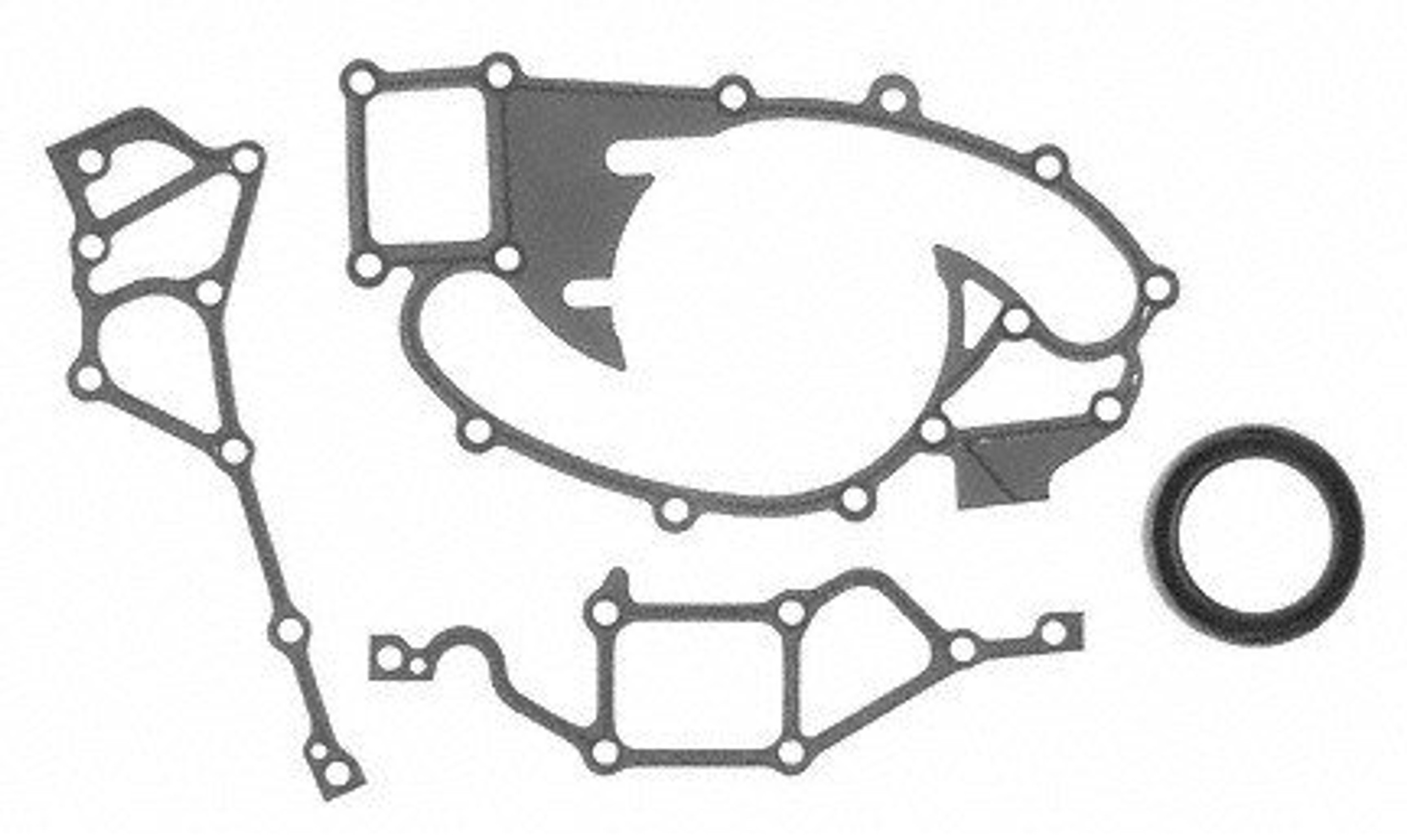 MAHLE Original Ford 6.9 / 7.3 IDI Diesel Timing Cover Gasket Set (JV1019)