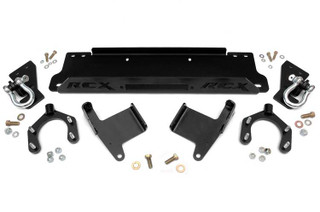 Rough Country Factory Bumper Winch Mounting Plate (Includes D-Rings) 1173