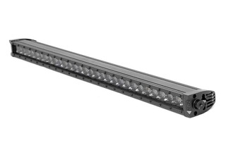 Rough Country 30-inch Cree LED Light Bar - (Single Row, Black Series w/ Cool White DRL) 70730BLDRL