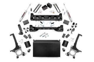 Rough Country 4in Toyota Suspension Lift Kit w/ N3 Shocks (16-20 Tundra 4WD/2WD) 75130