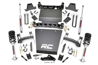 Rough Country 7in GM Suspension Lift Kit, Lifted Struts (14-18 1500 PU 4WD, Aluminum) 29833