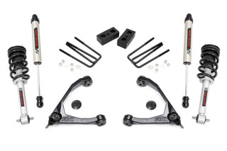 Rough Country 3.5in GM Susp Lift Kit, Upr Cntrl Arms, V2 Shks & N3 Struts (07-13 1500 PU 2WD) 24671