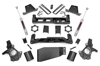 Rough Country 7.5in GM Suspension Lift Kit, Strut Spacer (07-13 1500 PU) 26430