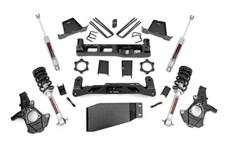 Rough Country 7.5in GM Suspension Lift Kit, Lifted Struts (07-13 1500 PU) 26431