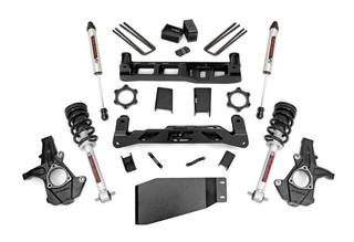 Rough Country 5in GM Suspension Lift Kit w/V2 Shocks & Struts (07-13 1500 PU) 26271