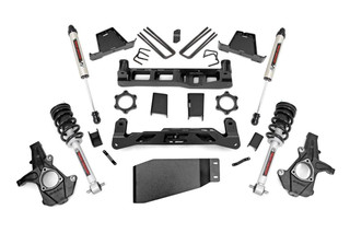 Rough Country 7.5in GM Suspension Lift Kit, Lifted Struts & V2 Shocks (07-13 1500 PU) 26471