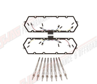 99.5-03 Ford 7.3 7.3L Powerstroke Diesel Valve Cover Gaskets DRX Glow Plugs
