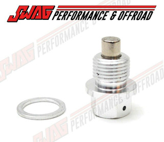 Swag Performance Magnetic Drian Plug (Silver) For 1994-2010 Ford 7.3L 6.0L 6.4L Diesel 