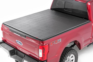 Rough Country Ford Soft Tri-Fold Bed Cover 99-16 F-250/350-6 Foot 5 Inch Bed w/o Cargo Mgmt RC44599650