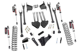 Rough Country 8 Inch Ford 4-Link Suspension Lift Kit w/Vertex Reservoir Shocks 05-07 F-250/350 4WD Diesel  59150