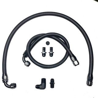 Full Send Diesel 89-98 Dodge Cummins Heater Hose Kit Black Braided