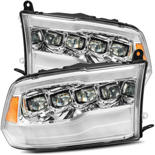 Alpha Rex 880591 Nova-series Chrome Led Projector Headlights