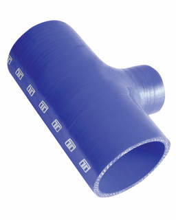 Turbosmart Hose Tee 2.50" ID 1.5" spout - Blue TS-HT250150-BE