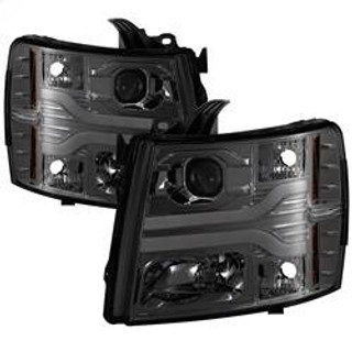 Spyder Auto Version 3 Projector Headlights - LED DRL - Smoke 5083623