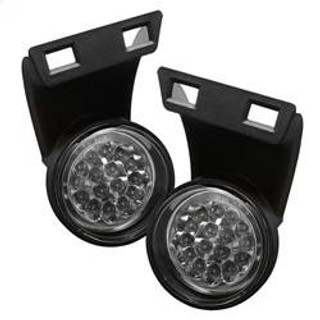 Spyder Auto LED Fog Lights with Switch - Clear 5015617