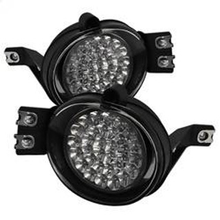 Spyder Auto LED Fog Lights with Switch - Clear 5015600