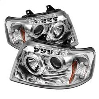 Spyder Auto Projector Headlights - LED Halo - LED - Chrome - 5010124