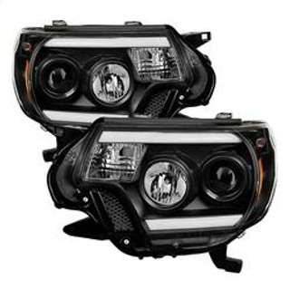 Spyder Auto Projector Headlights - Light Bar DRL - Black 5081711