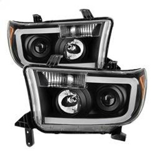 Spyder Auto LED Light Bar Projector Headlights - Black 9027888