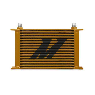 Mishimoto Universal 25-Row Oil Cooler, Gold MMOC-25G